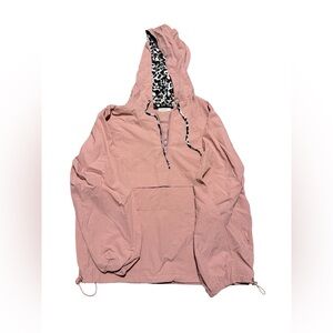 Light pink lightweight Drawstring Jacket with Toggle